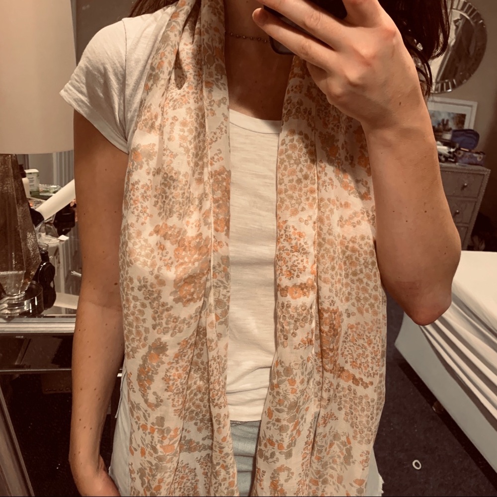 Paisley floral print scarf